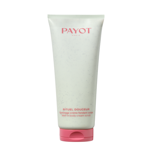 délicieuse crème exfoliante, délicatement parfumée à l’amande douce